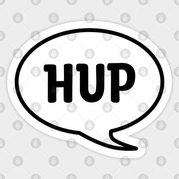 HUP Sticker by DeguArts